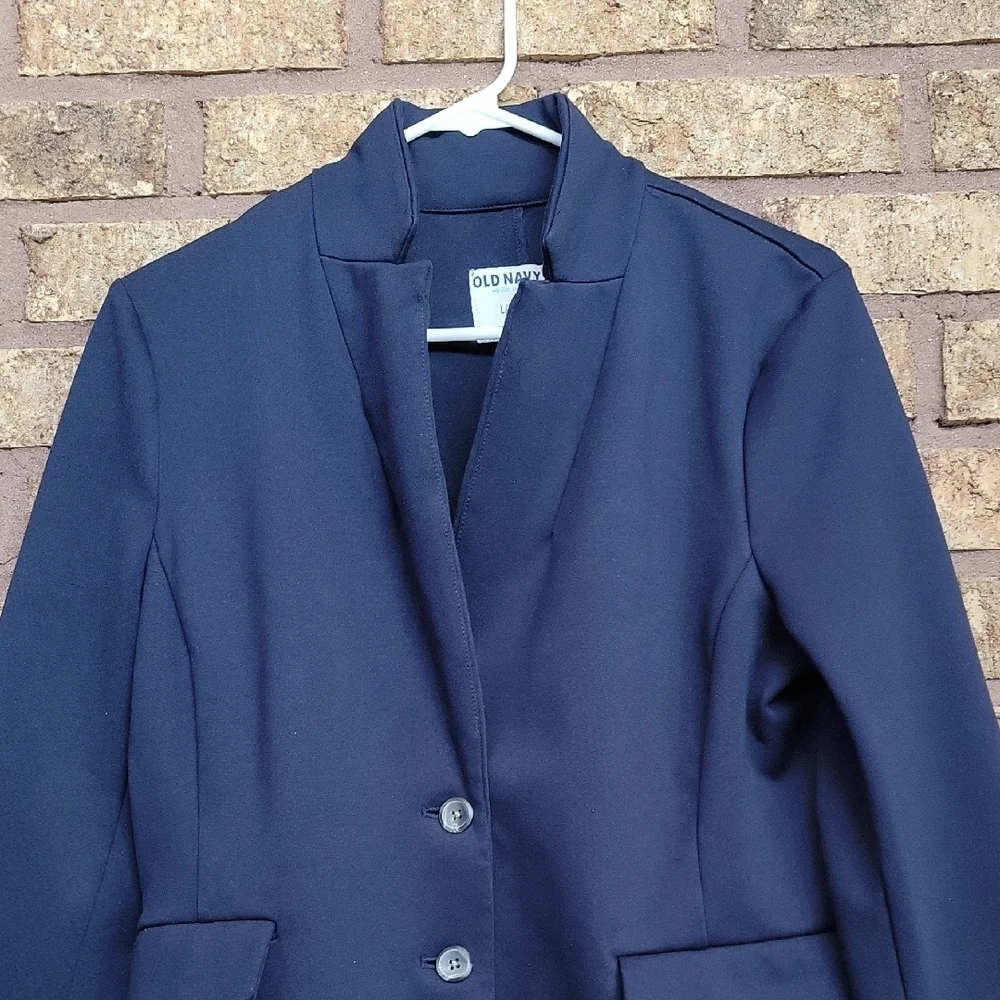 Old Navy Classic Navy Button Blazer Jacket Size Large